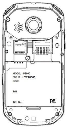 Pantech P8000 con Android aparece en la FCC